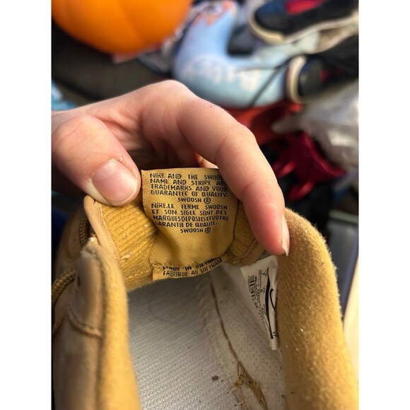 Nike Men’s Air Force 1 Size 7 Low GS Flax Sneaker - Picture 9 of 9